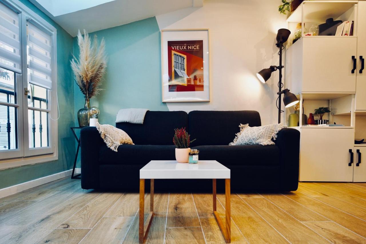 New ! Superbe Studio Vieux Nice - Climatise Exteriör bild