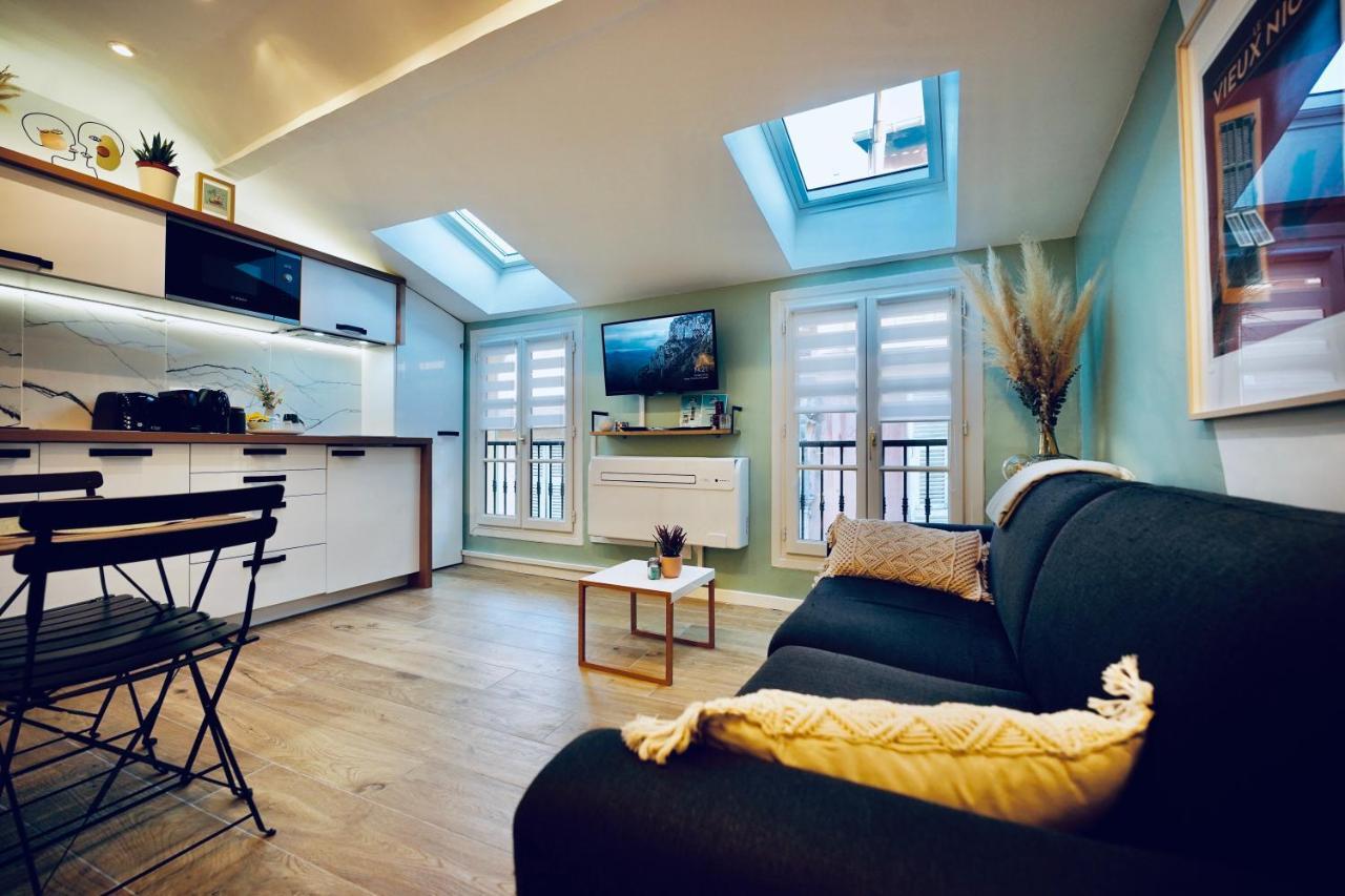 New ! Superbe Studio Vieux Nice - Climatise Exteriör bild