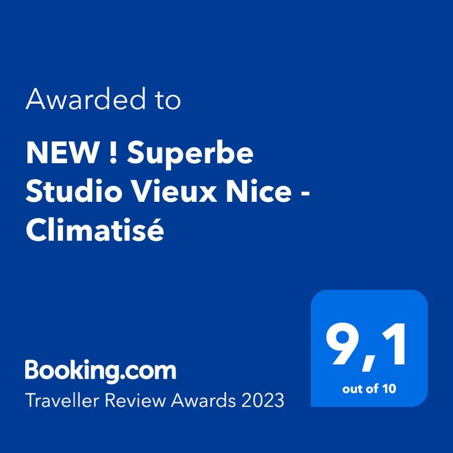 New ! Superbe Studio Vieux Nice - Climatise Exteriör bild